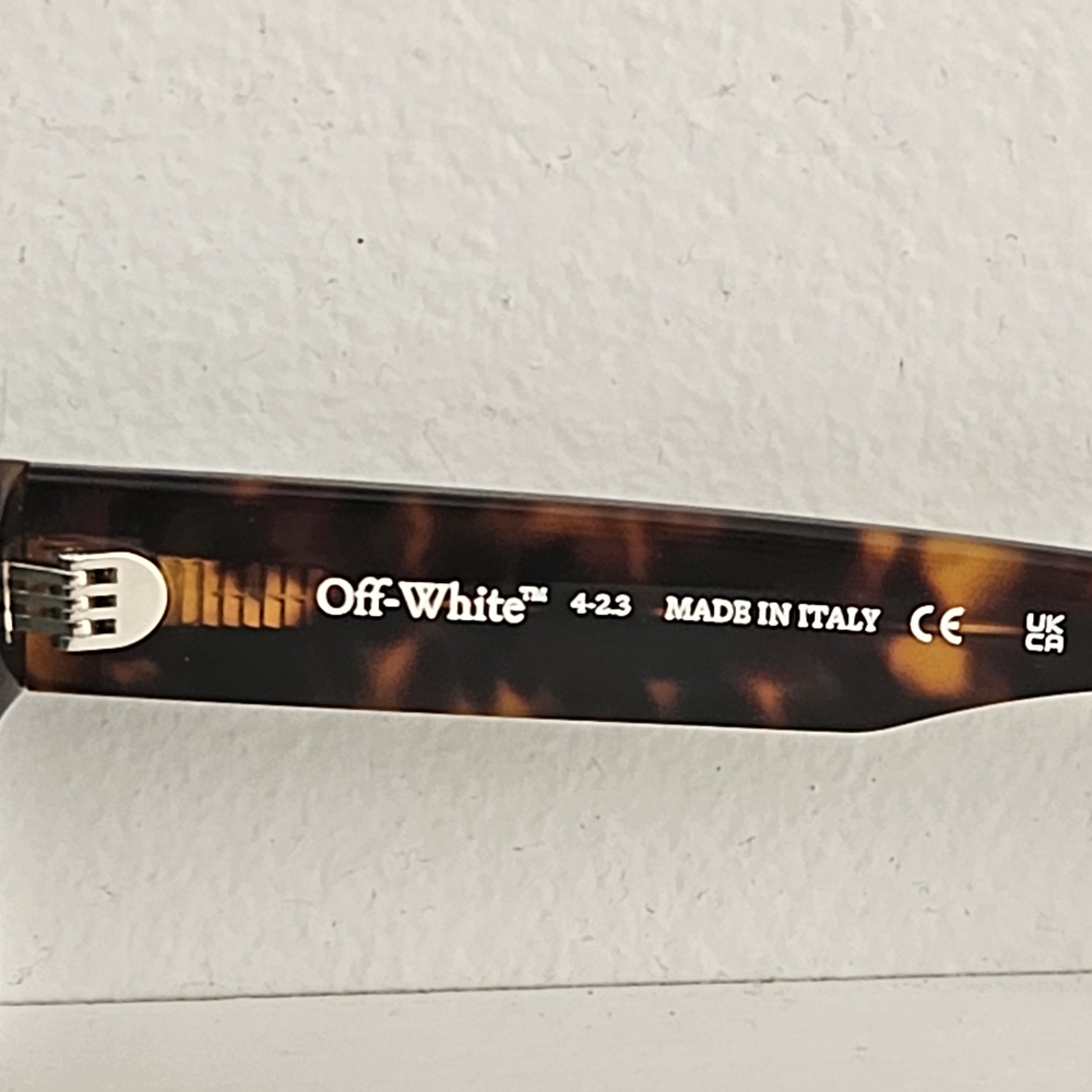 Authentic Off-White™ Rectangular Tortoiseshell Sunglasses - Picture 7 of 7